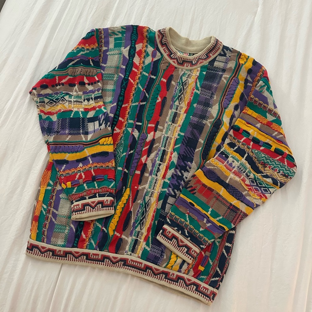 COOGI Colorful Crewneck Sweater